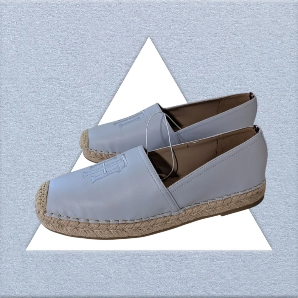 Tommy Hilfiger Light Blue Women's Flat Espadrilles Size Assorted